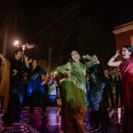 Muslim Sangeet/ Cocktail Event beautiful women dancing
