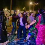 Guests dancing at actress Sarah Hashmi Sangeet/ Cocktail Event wedding