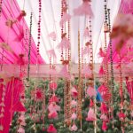 wedding decor in pink color