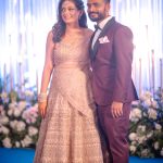 couple posing in a delhi wedding Superman got hitched candid photography