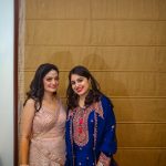 Beautiful bridesmaids portrait before engagement ceremony at indian wedding candid photography in delhi