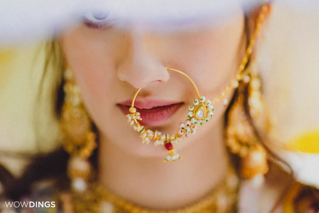bride in yellow color lehenga