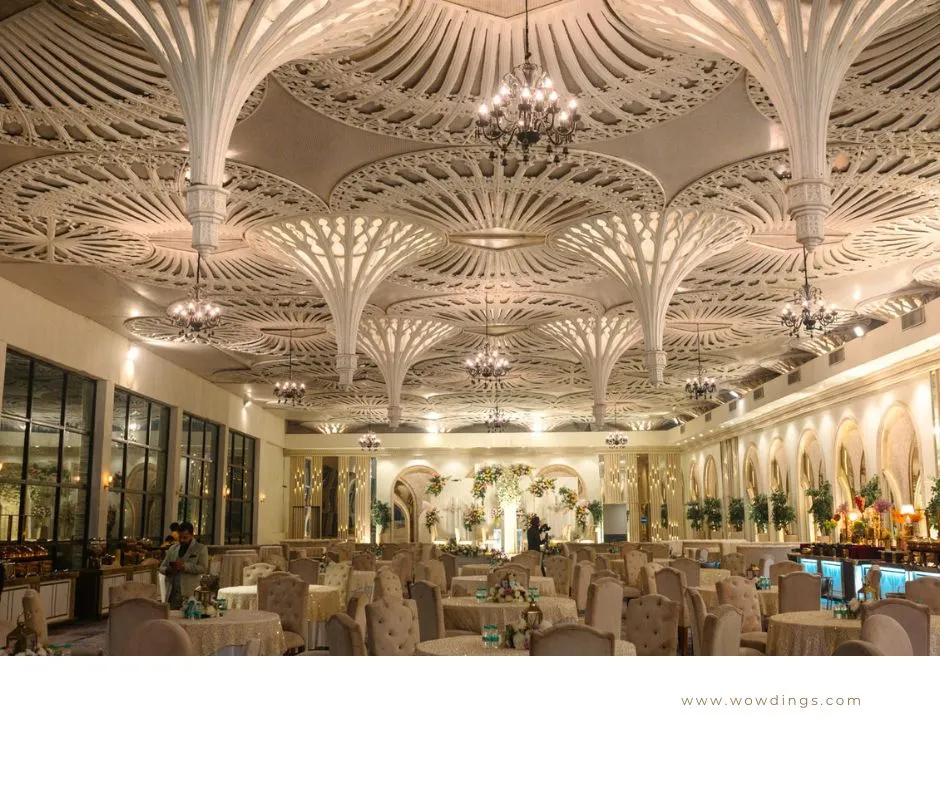 Nikaah: a muslim wedding photography blog 14 Elegant white floral decor with mirror pathway for an all-white wedding theme