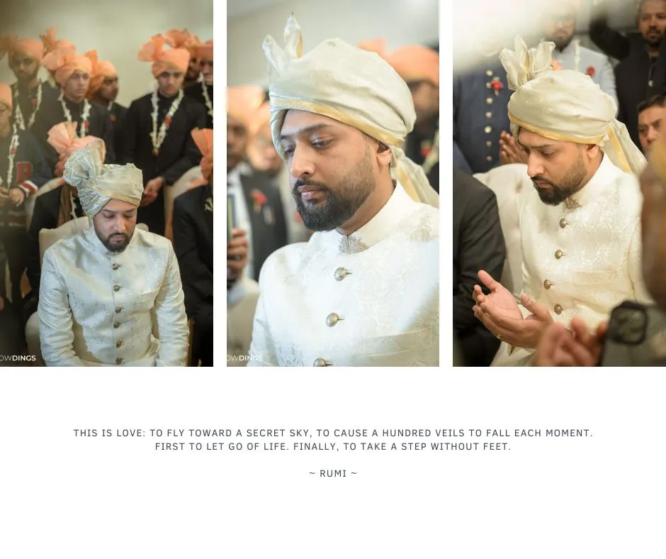 Nikaah: a muslim wedding photography blog 18 Groom and his family offering prayers before a South Asian Islamic wedding