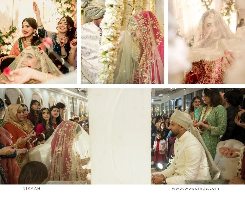 Nikaah: a muslim wedding photography blog 23 muslim wedding photography capturing flower shower by family after acceptance of martriage.