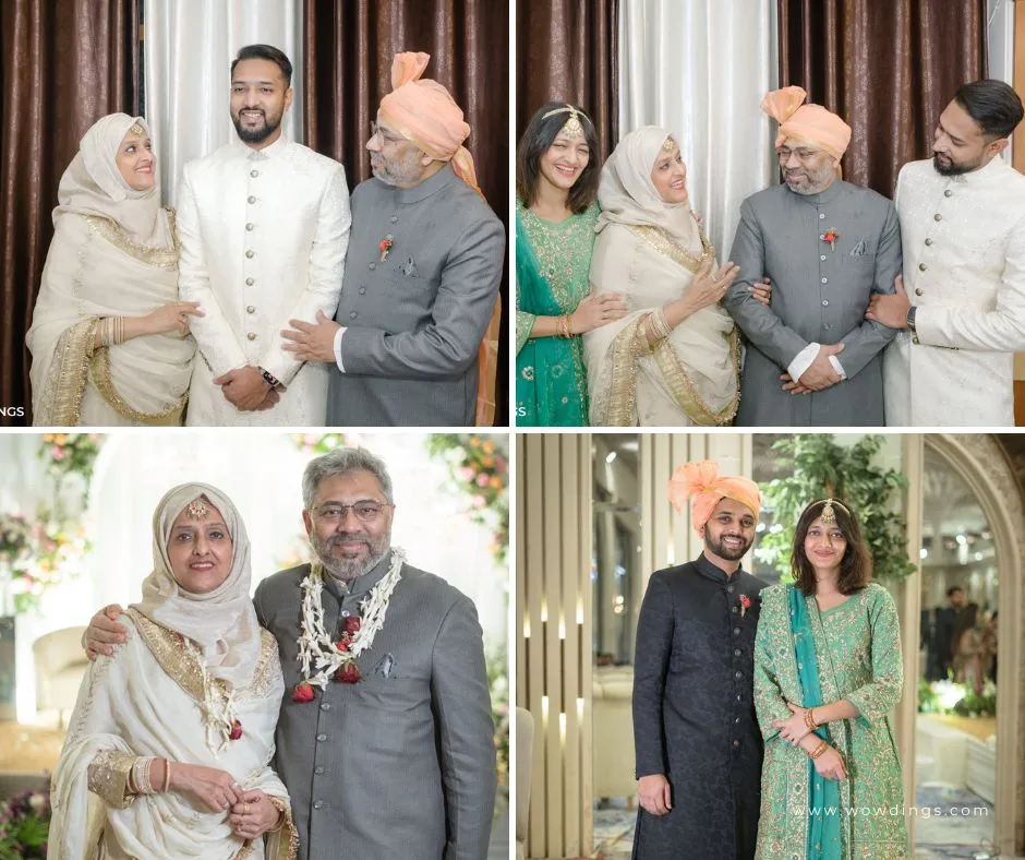 Nikaah: a muslim wedding photography blog 30 Bridegroom with his family on the day of Nikaah.