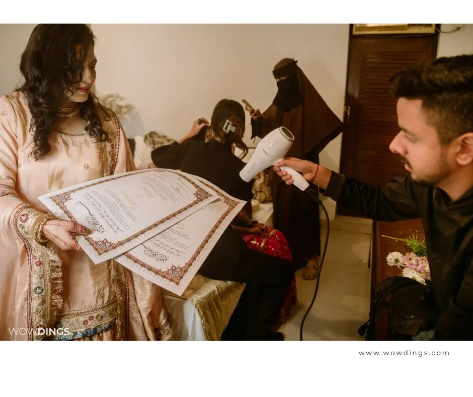 Nikaah: a muslim wedding photography blog 4 Nikaahnama – The marriage contract documents of a Muslim wedding.