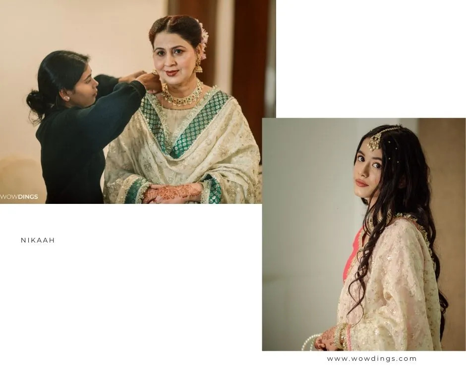 Nikaah: a muslim wedding photography blog 6 The bride's mother having her makeup done before her daughter's Nikaah ceremony.